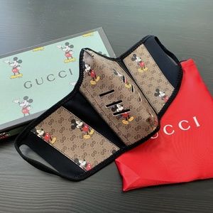 Mickey Brown Leather Mask